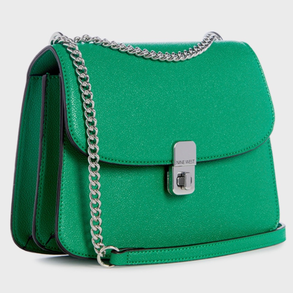NWT Nine West Minka  Egan Leather Crossbody